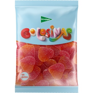 EL CORTE INGLES Gummiherzen Pfirsichgeschmack glutenfrei Tasche 200 g