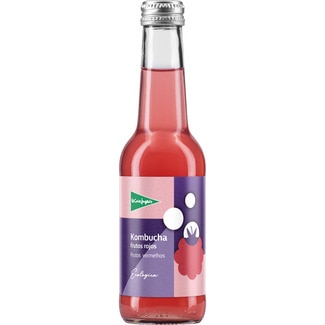 EL CORTE INGLES Bio-Kombucha mit Rote-Beeren-Geschmack Flasche 250 ml