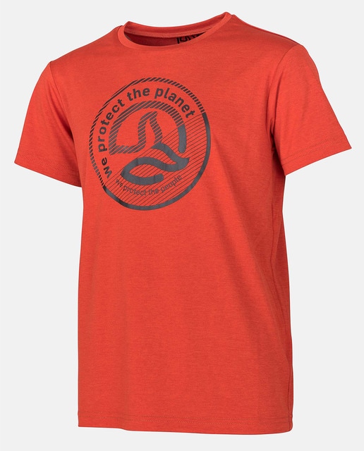 Camiseta infantil en poliéster reciclado