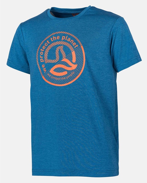 Camiseta infantil en poliéster reciclado