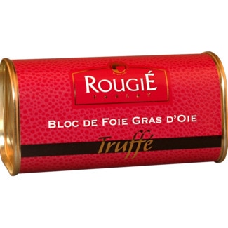 Rougié Bloco Foie Gras de Ganso Trufado embalagem 210 g