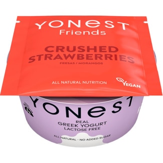Yonest Iogurte Natural sem Lactose Morango unidade 130 g