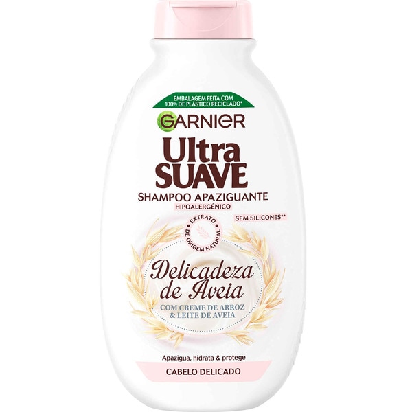 Ultra Suave Champô  Delicadeza de Aveia embalagem 400 ml