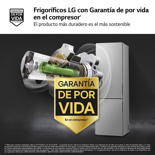 Thumbnail 5 de LG GBV22NCCPY frigorífico 2 puertas 22.0 ft³
