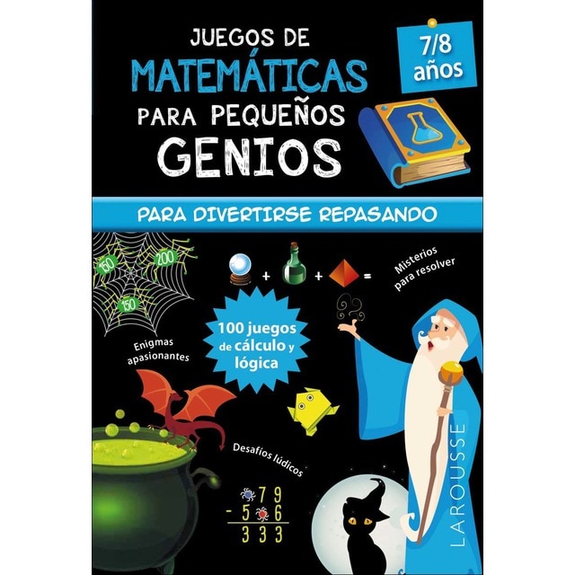 Juegos de matemáticas para pequeños genios 7-8 años (Tapa blanda)