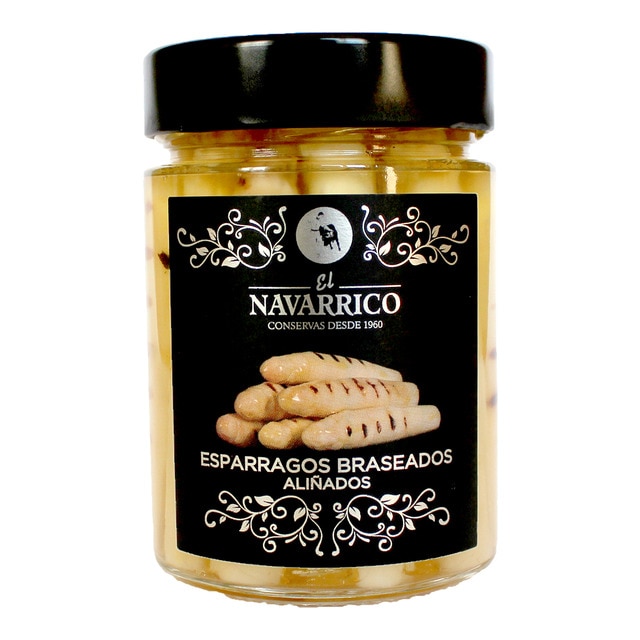El Navarrico - Espárragos blancos braseados aliñados El Navarrico.