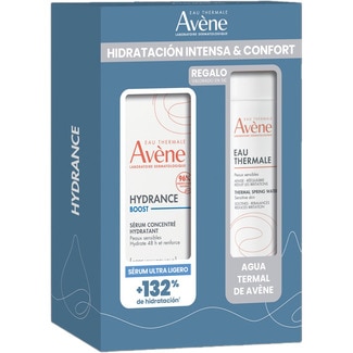 EAU THERMALE AVENE Hydrance Boost sérum facial hidratante 48h con ácido hialurónico y vitamina B3 frasco 30 ml con regalo agua thermal de Avene 50 ml