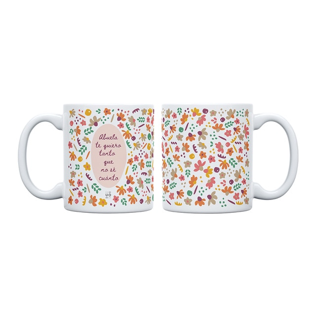 Taza UO 'Abuela, te quiero tanto que no sé cuánto'.