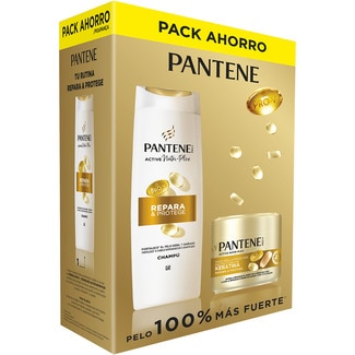 PANTENE pack Repara & Protege con champú frasco 360 ml + mascarilla con keratina