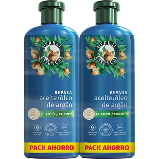 HERBAL ESSENCES champú repara con aceite de argán pack 2 Einheiten 350 ml