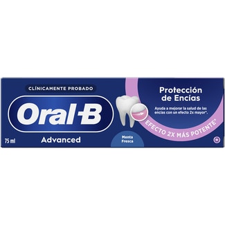 ORAL B Advanced pasta de dientes menta fresca protección para las encías tubo 75 ml