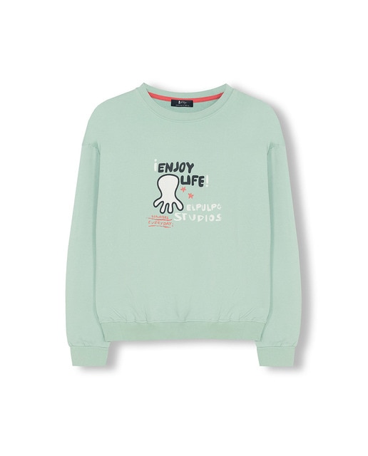 Sudadera niño Oversize estampada