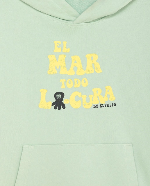 Sudadera niño Oversize estampada