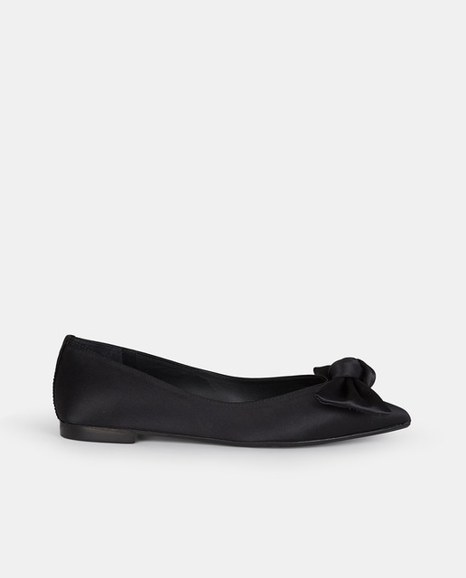 Adeba - Bailarinas Lutu satin de raso con lazo.