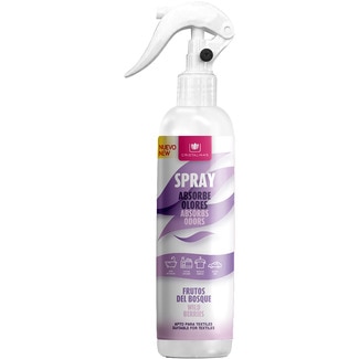 CRISTALINAS Geruchsneutralisierer Waldbeerduft Sprühflasche Spray 250 ml