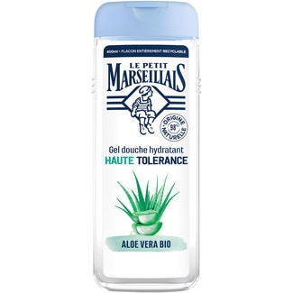 LE PETIT MARSEILLAIS Bio aloe vera shower moisturising gel flask 400 ml high tolerance