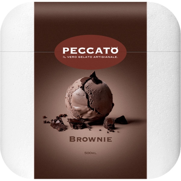 Gelado de Brownie embalagem 500 ml