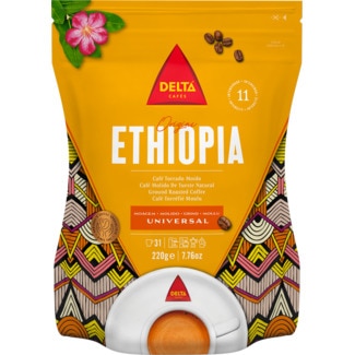 Delta Café de Moagem Universal Lote Ethiopia embalagem 220 g