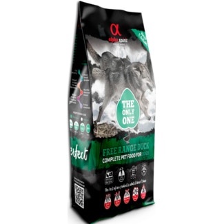 Alpha Spirit Alimento Seco para Cão sabor Pato embalagem 12 kg