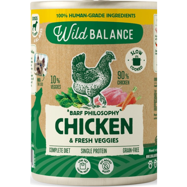 Alimento Húmido para Cão sabor Galinha lata 400 g