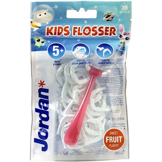 Jordan Fio Dental para Criança Flosser embalagem 36 unidades