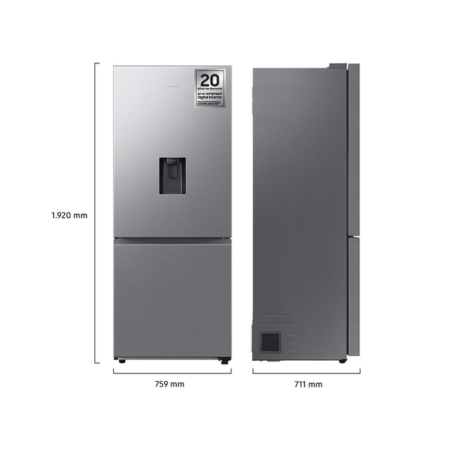 Thumbnail 1 de Samsung RB50DG632ES9EF frigorífico 505L inox clase E