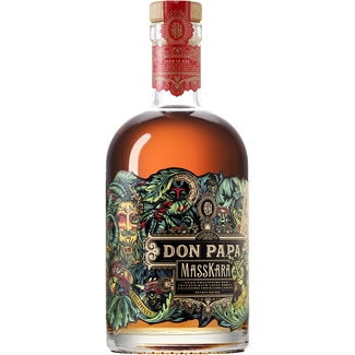 DON PAPA Masskara rum infused with spices, fruits, and honey from the Philippines bottle 70 cl