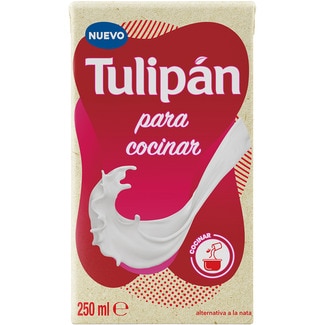 TULIPAN crema vegetal alternativa a la nata para cocinar brik 252 g