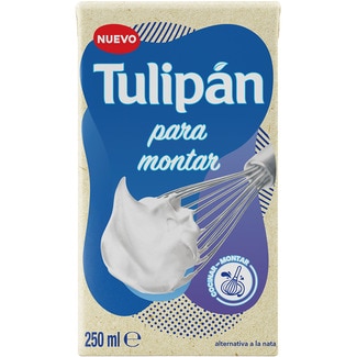 TULIPAN vegetable cream alternative to whipping cream carton 250 g