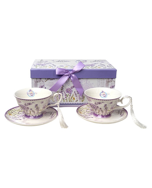 Estuche 2 tazas te + platos 220 ml