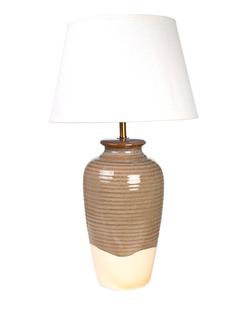Lampara ceramica  c pantalla