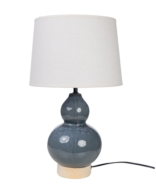 Lampara ceramica  c pantalla