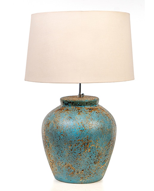 Lampara ceramica c pantalla