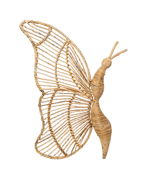 Mariposa pared fibras es