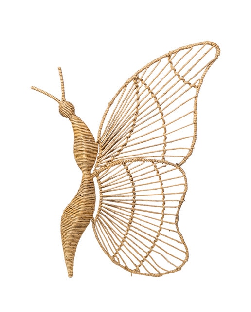 Mariposa pared fibras es