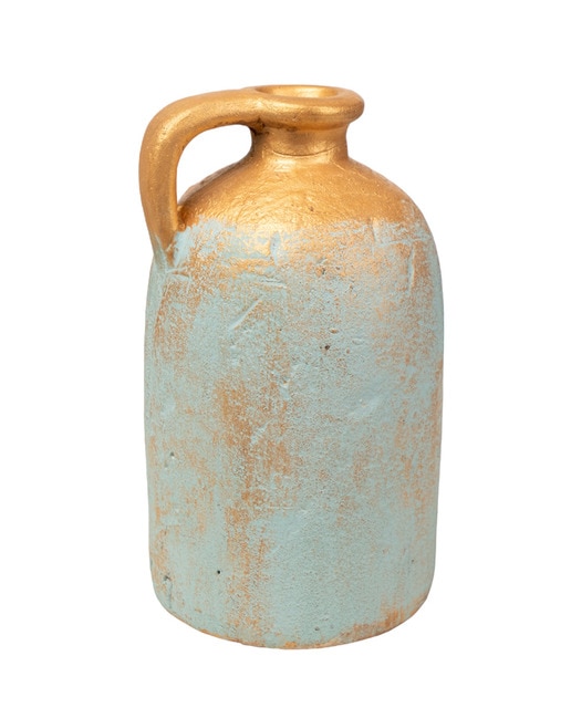 Florero asa ceramica