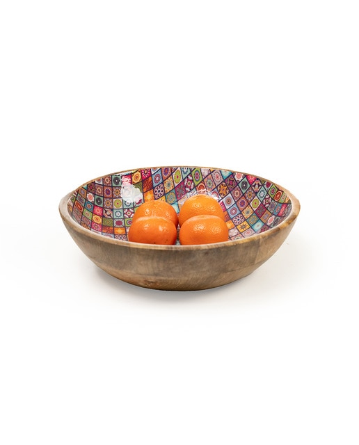 Bowl madera lacada colores