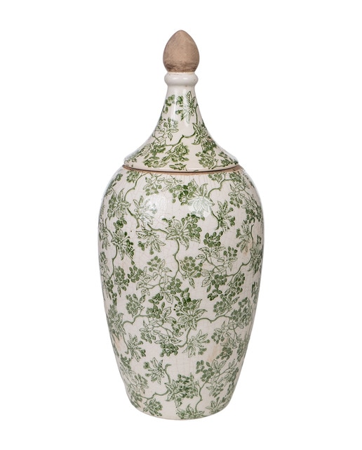 Tibor alto porcelana