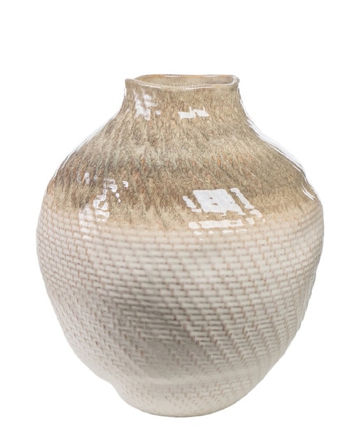 Jarron ancho porcelana