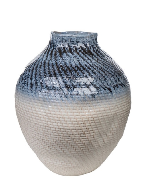 Jarron ancho porcelana