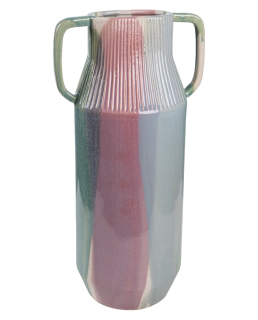 Florero ceramica asas