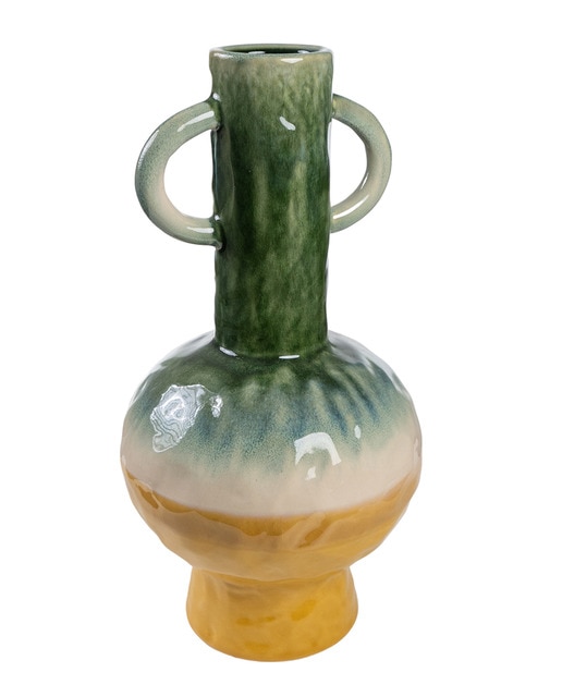 Florero ceramica asas