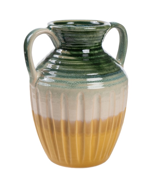 Florero ceramica asas