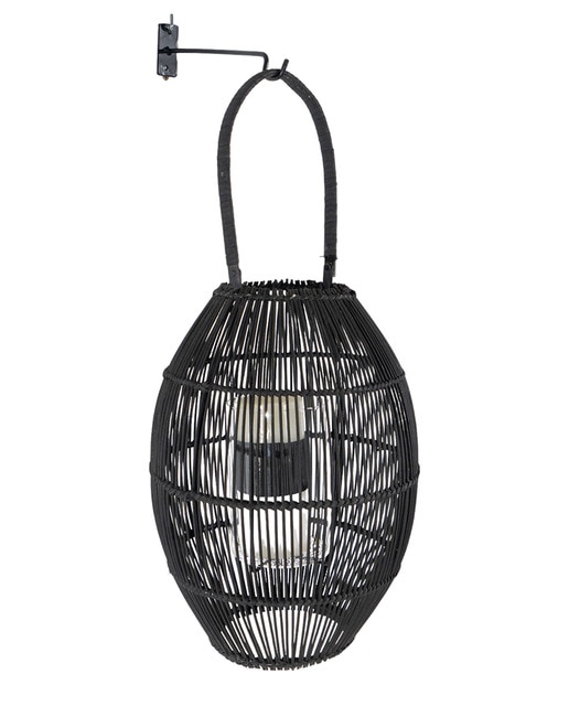 Farol rattan c sop pared metal