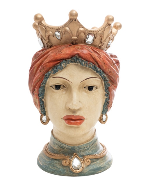 Cabeza dama resina