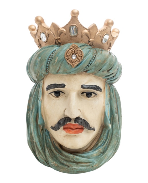 Cabeza rey resina