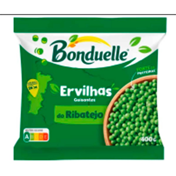 Ervilhas Ultracongeladas do Ribatejo embalagem 400 g