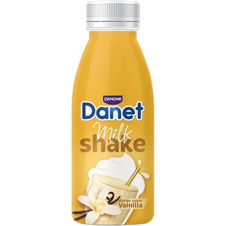DANONE DANET Milk Shake batido de vainilla botella 250 g