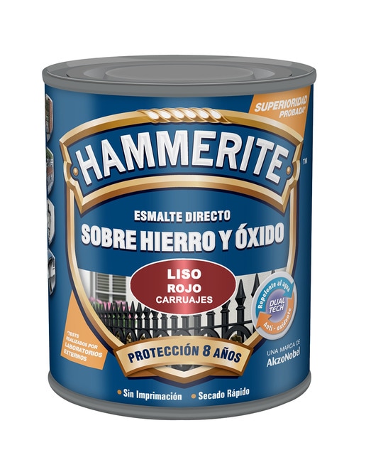 Esmalte Directo sobre Hierro y Óxido Liso Brillante 750 ml