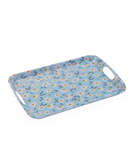 Bandeja daisy blue de melamina